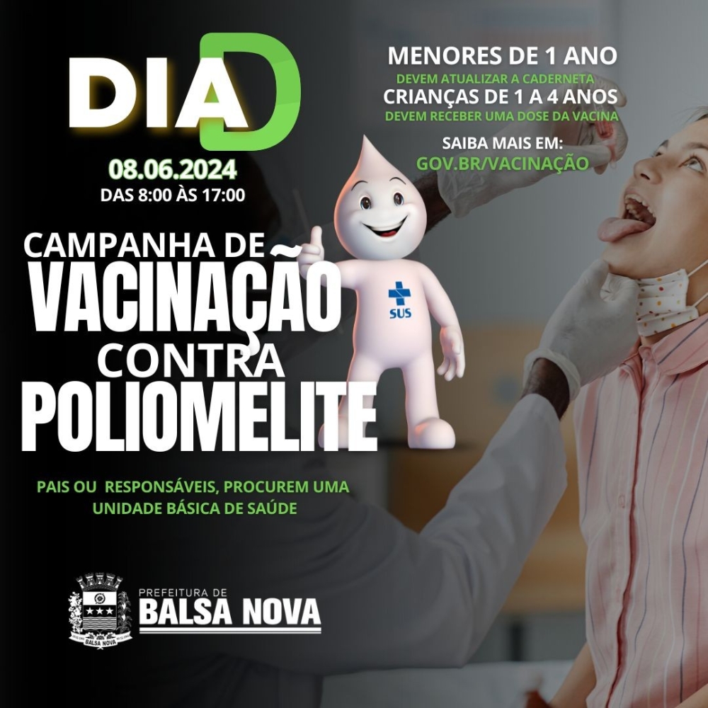 Vacinação poliomelite
