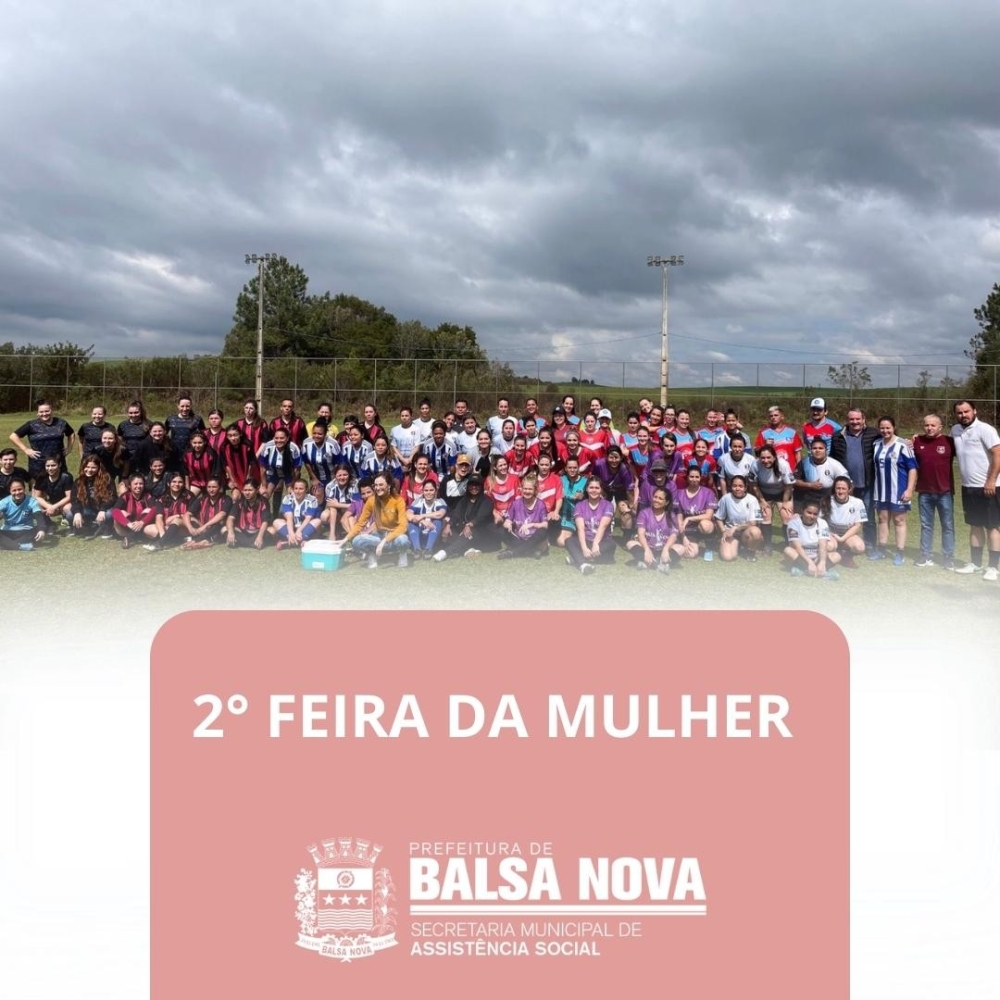 II FEIRA DA MULHER DE BALSA NOVA