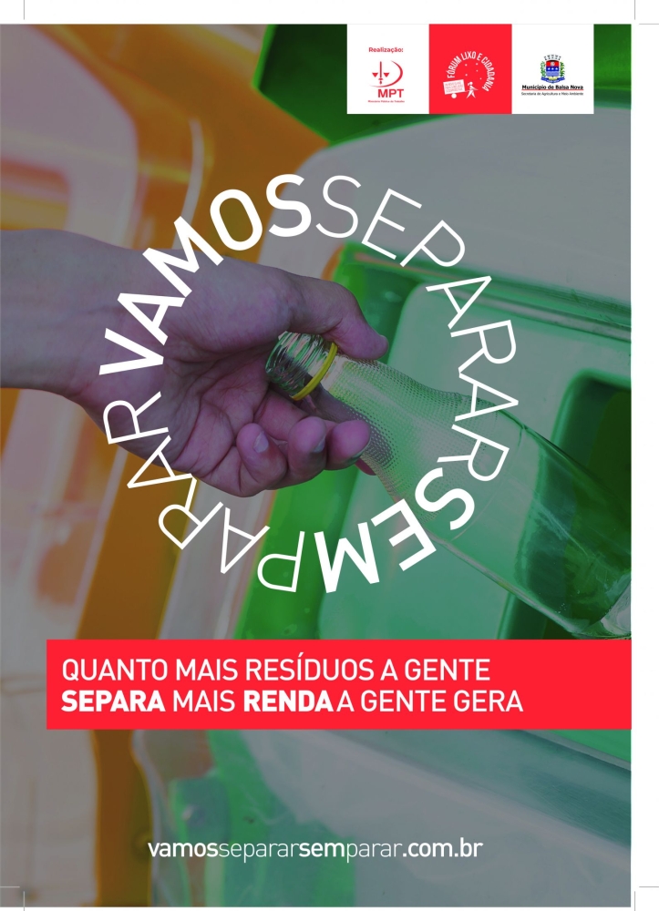 Balsa Nova adere à campanha de separação do lixo