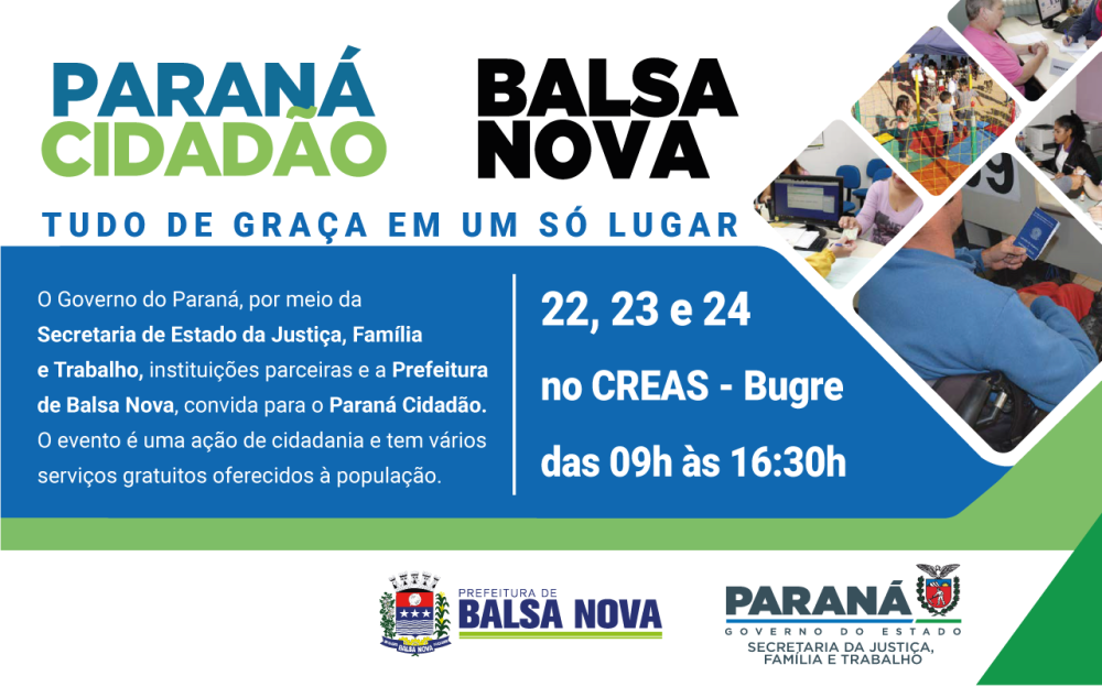 PARANÁ CIDADÃO EM BALSA NOVA