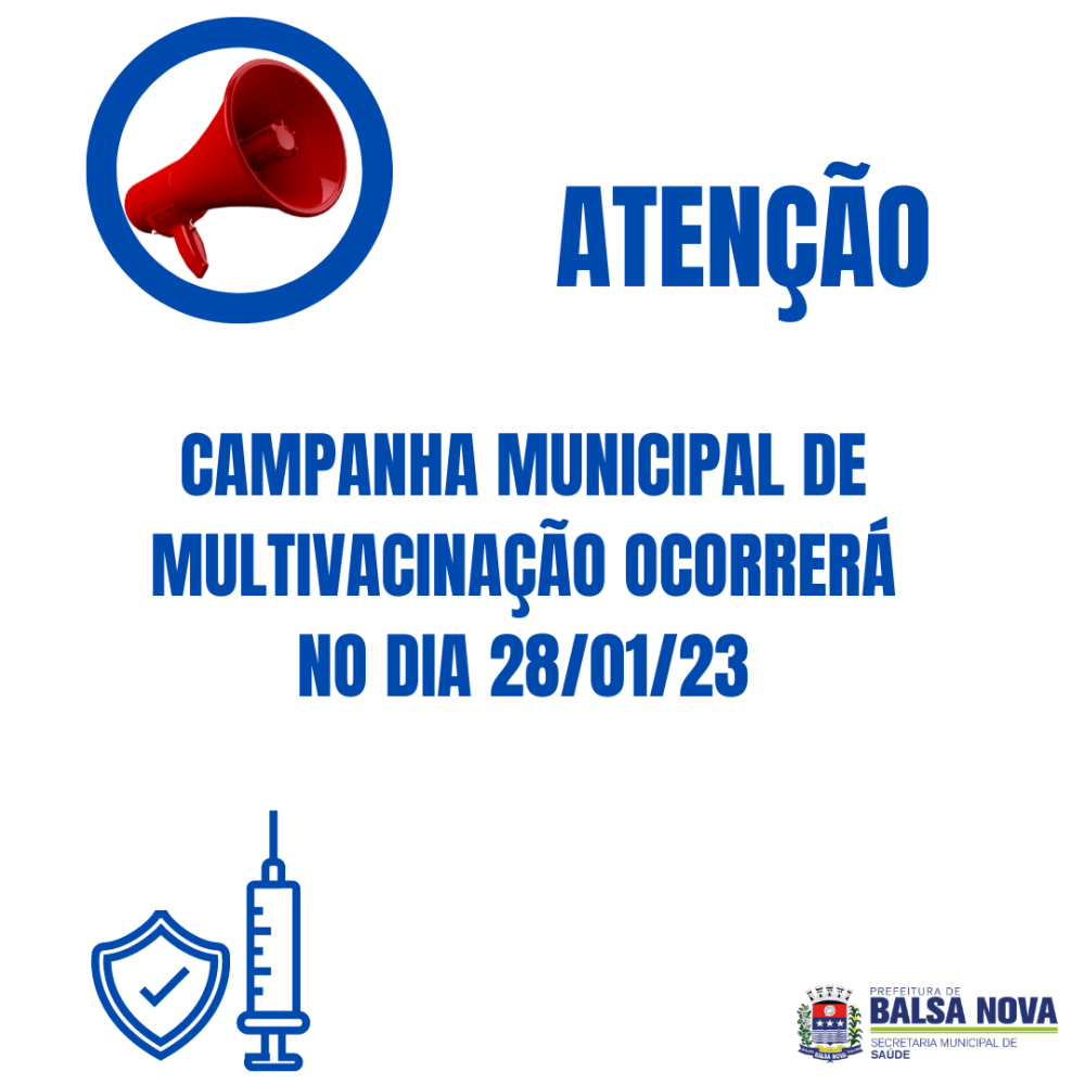 CAMPANHA MUNICIPAL DE MULTIVACINAÇÃO