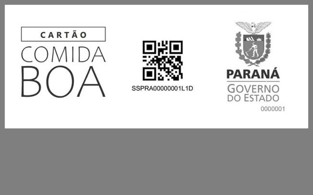 Retirada do Cartão Comida Boa estará disponível até o dia 14/07/2020