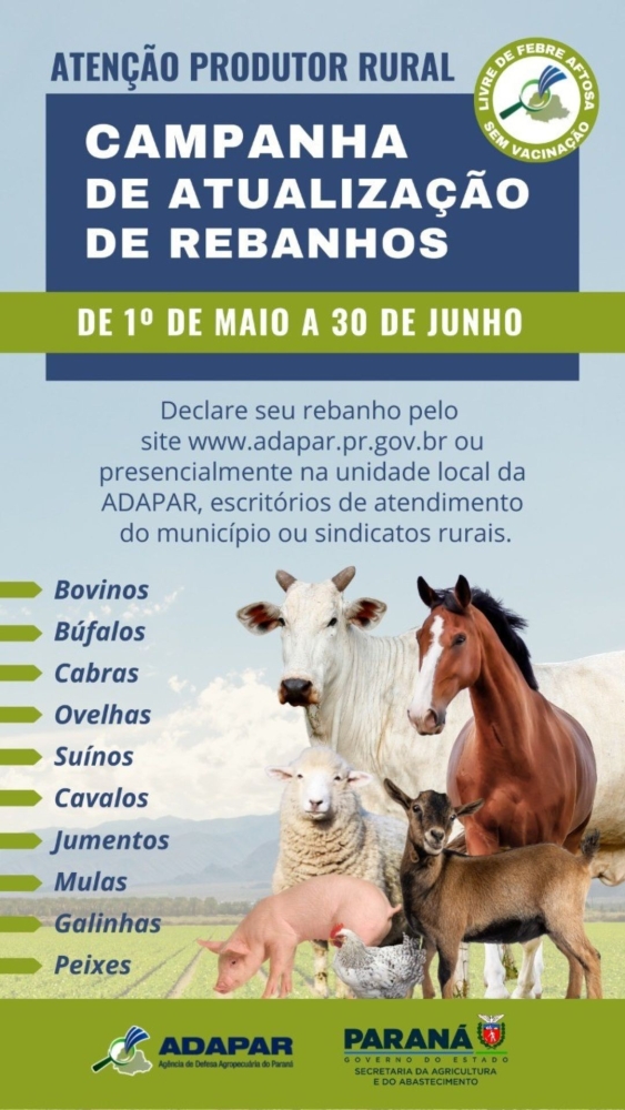 Atenção Produtores!