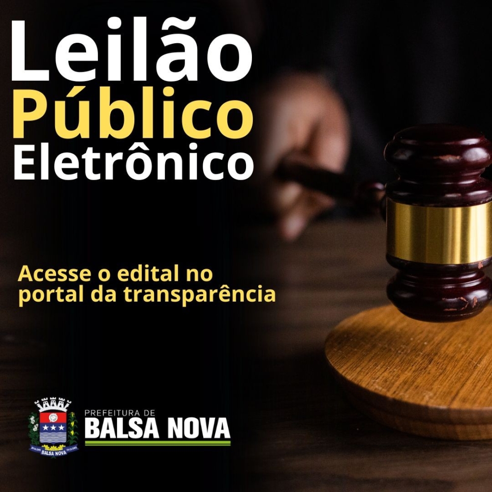 Leilão Público Eletrônico