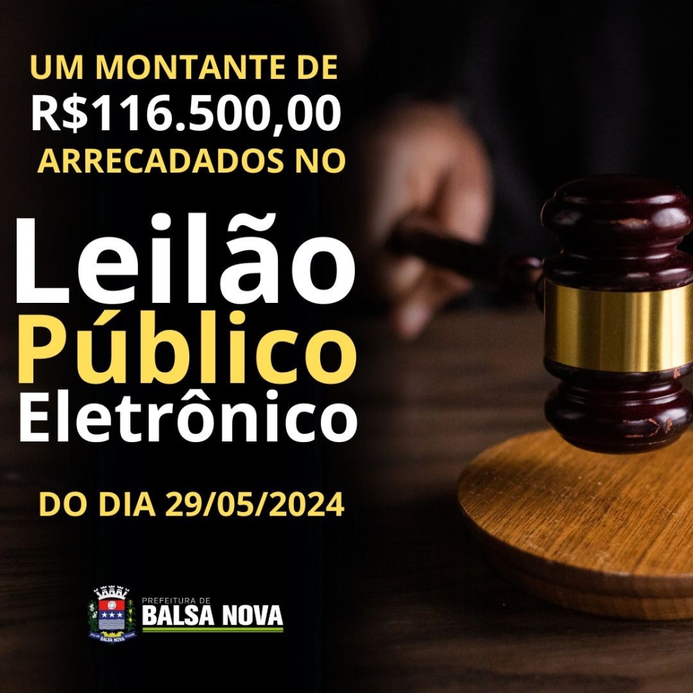 Leilão Público Eletrônico