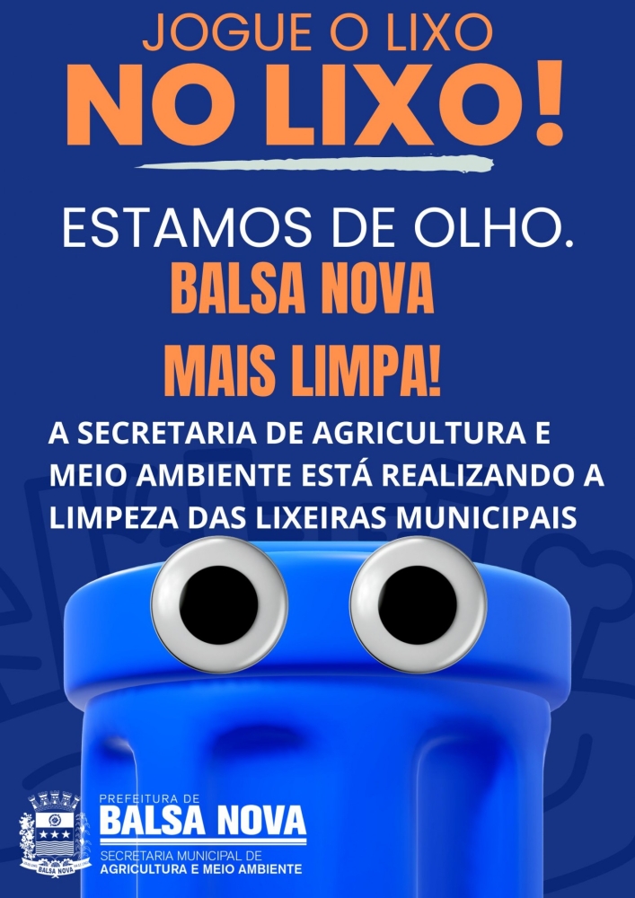 BALSA NOVA MAIS LIMPA!