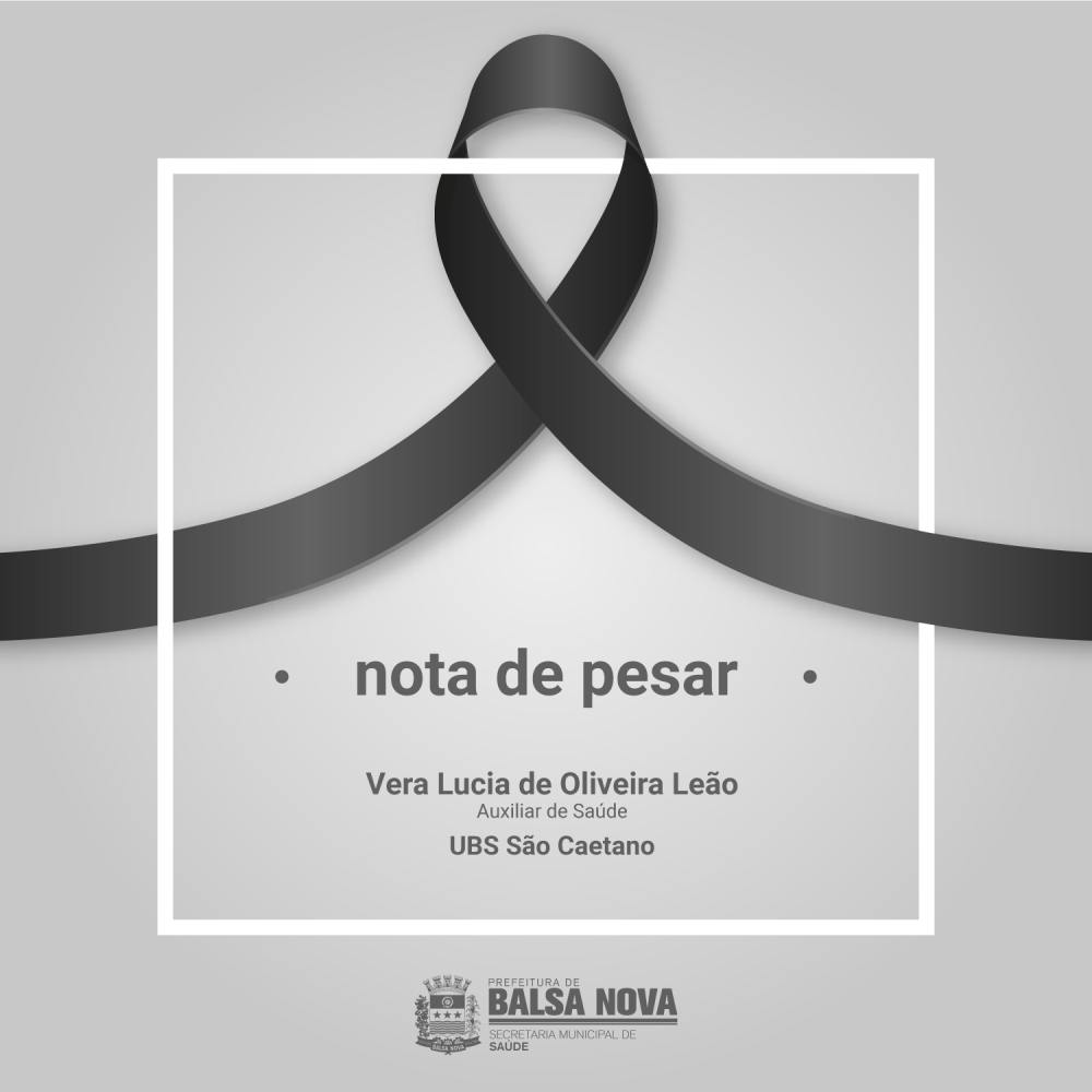 Nota de pesar