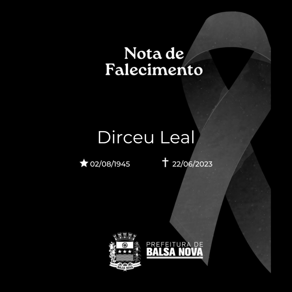 NOTA DE FALECIMENTO 