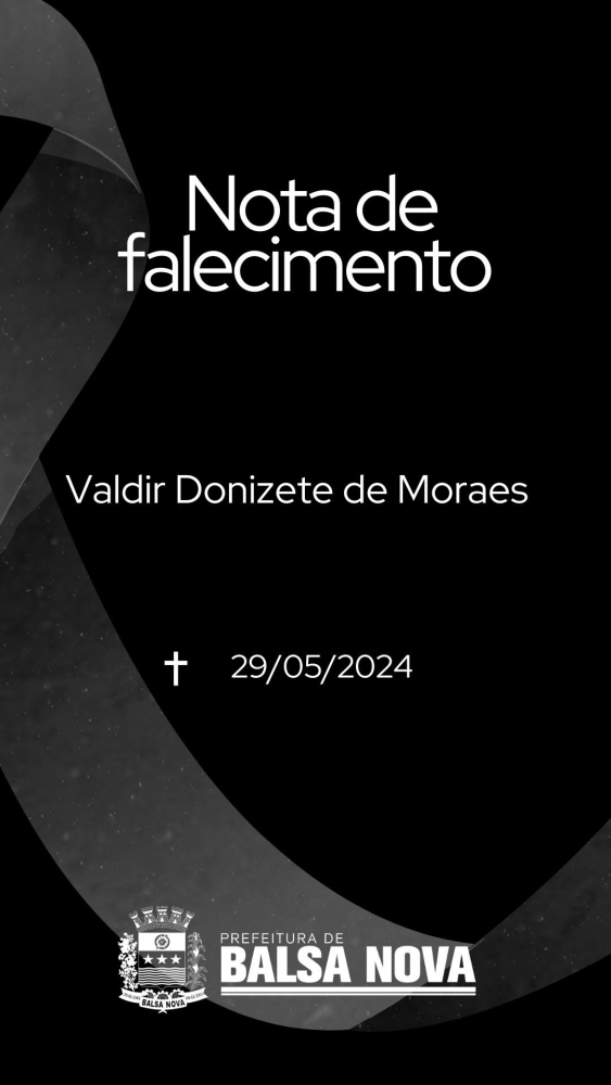 NOTA DE FALECIMENTO