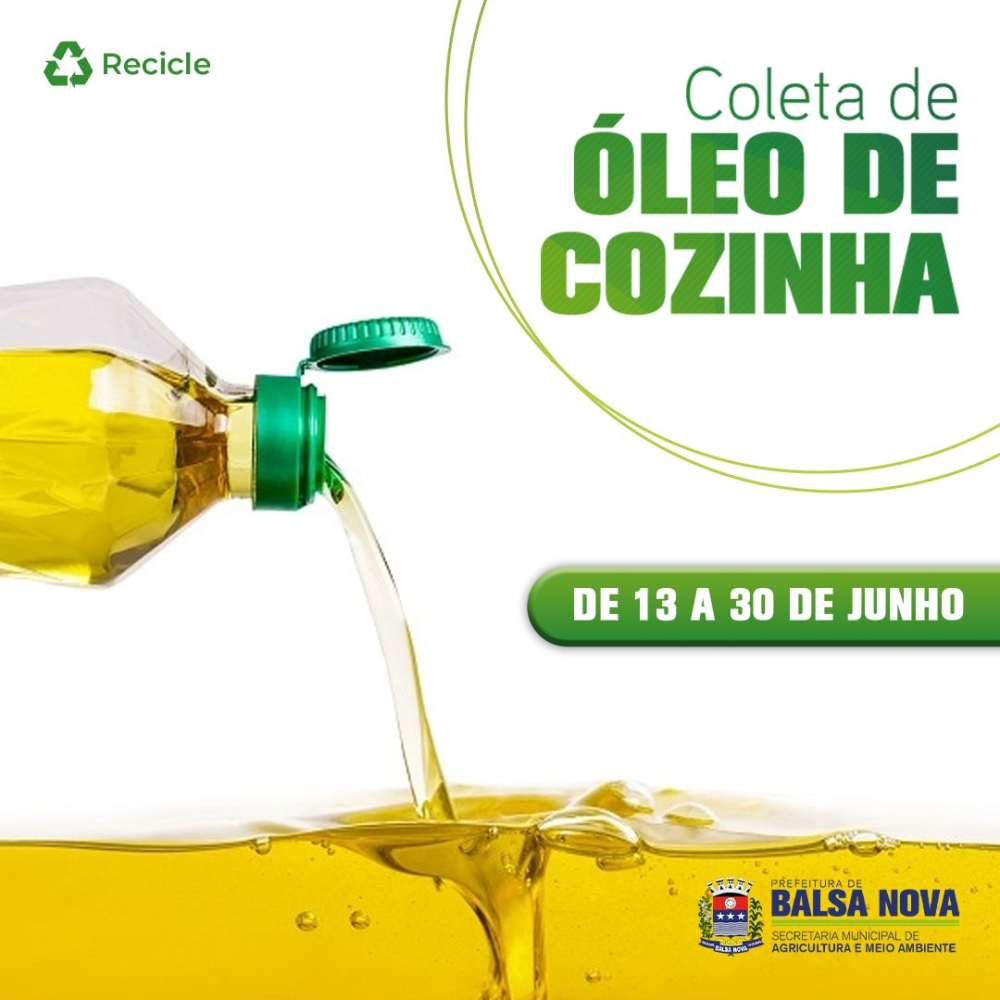 Coleta de óleo de cozinha