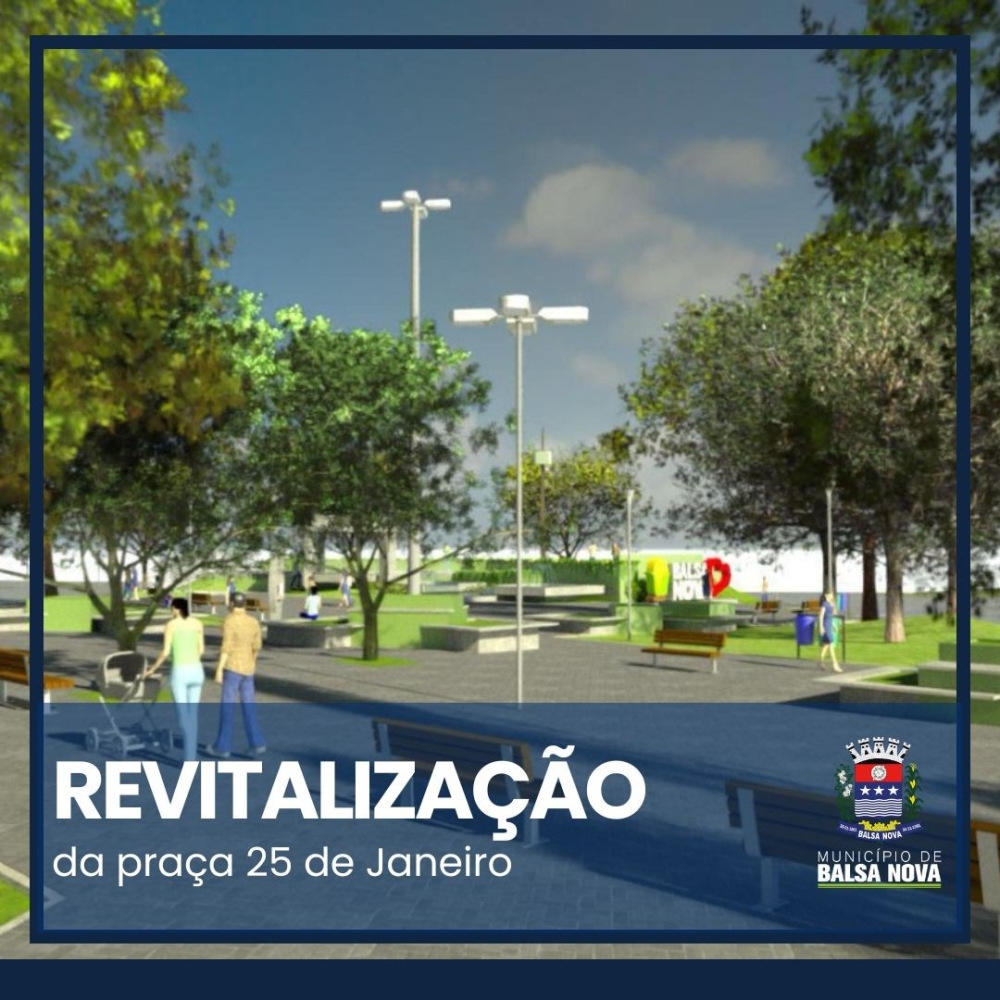 Revitalização da praça 25 de Janeiro