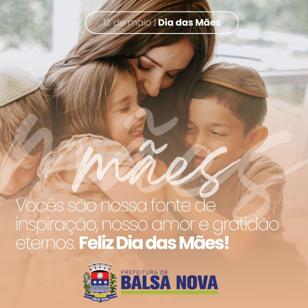 Feliz dia das Mães!