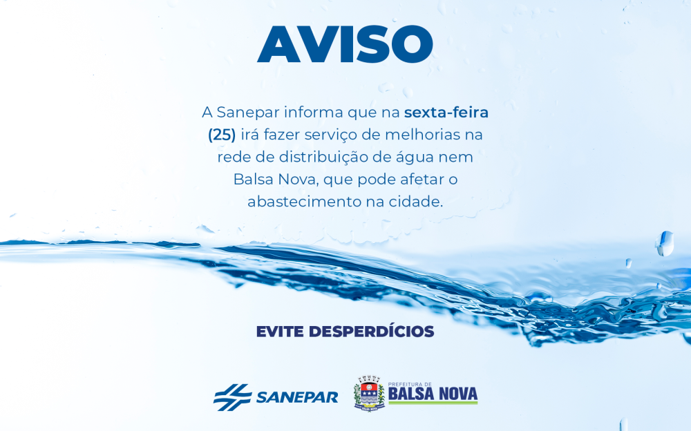 AVISO - SANEPAR