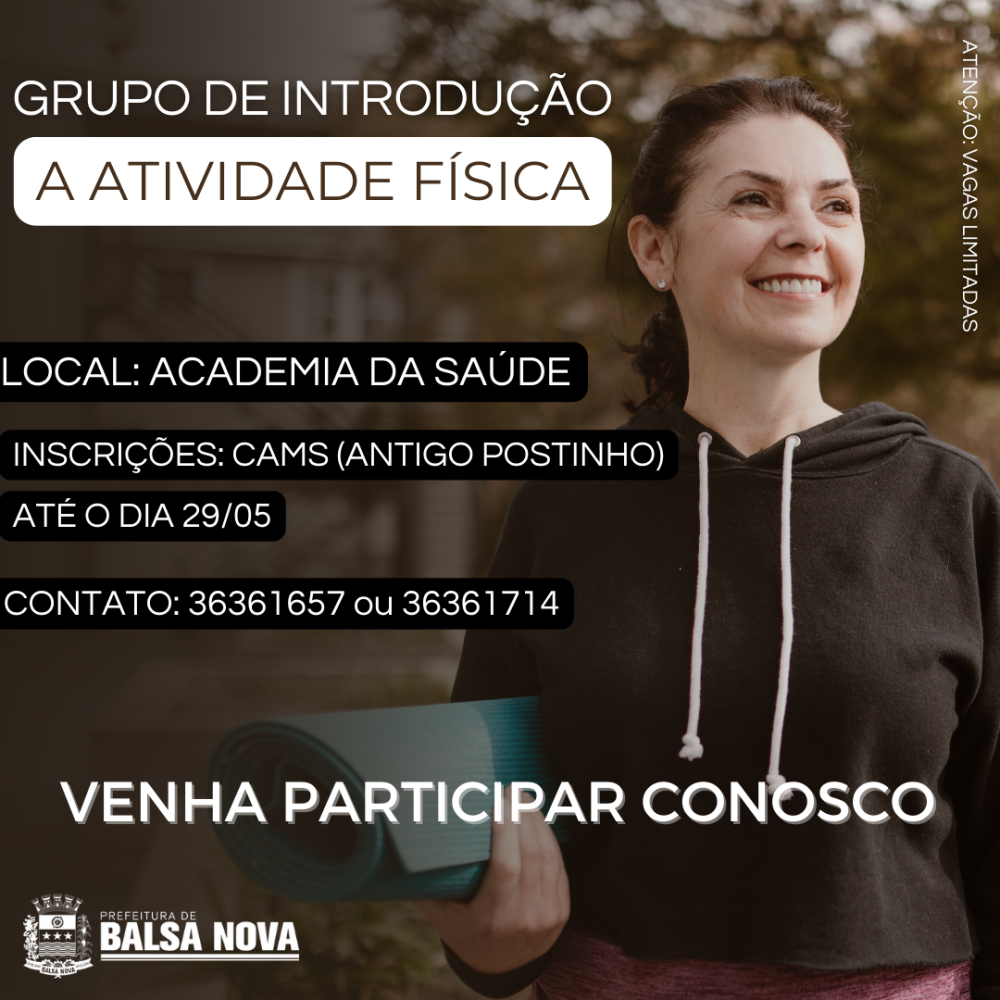 Venha participar!
