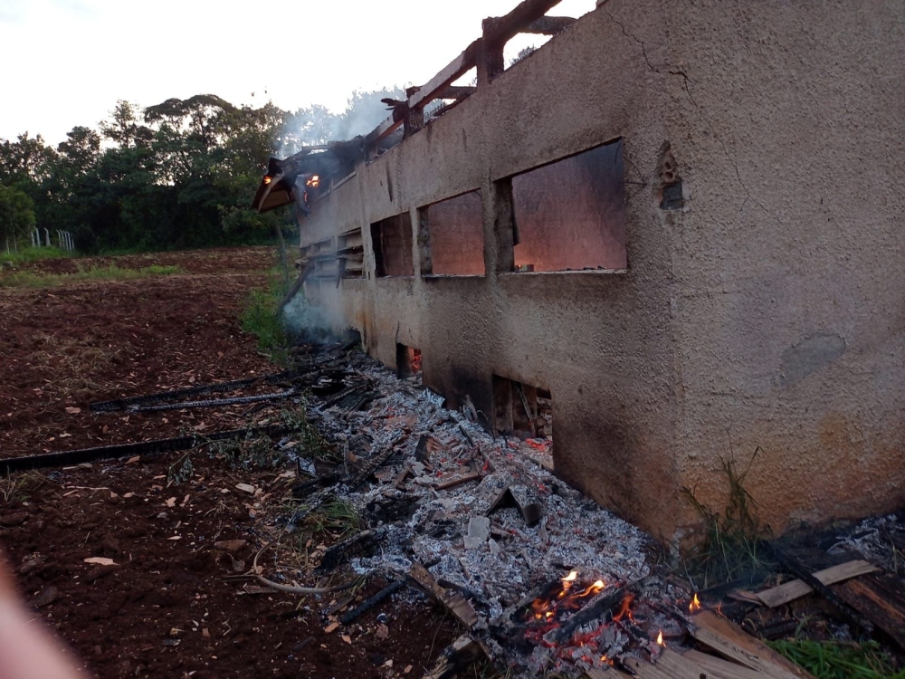 Incêndio no Horto Municipal 