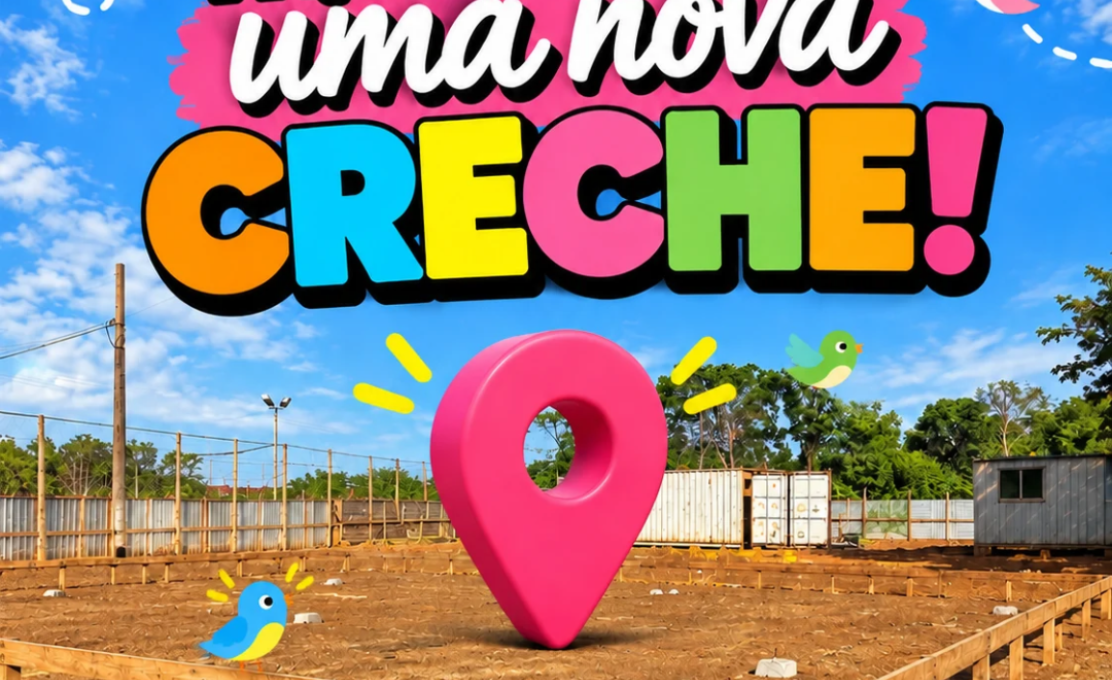 Nova creche está sendo construída nos Pessegueiros, em Balsa Nova