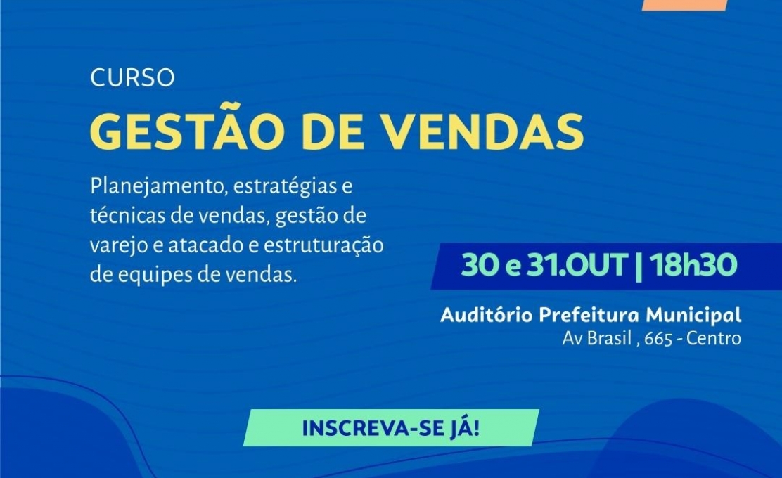 Curso de gestão de vendas