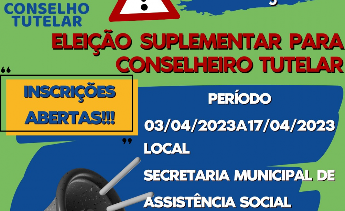 ELEIÇÃO SUPLEMENTAR PARA CONSELHEIRO TUTELAR