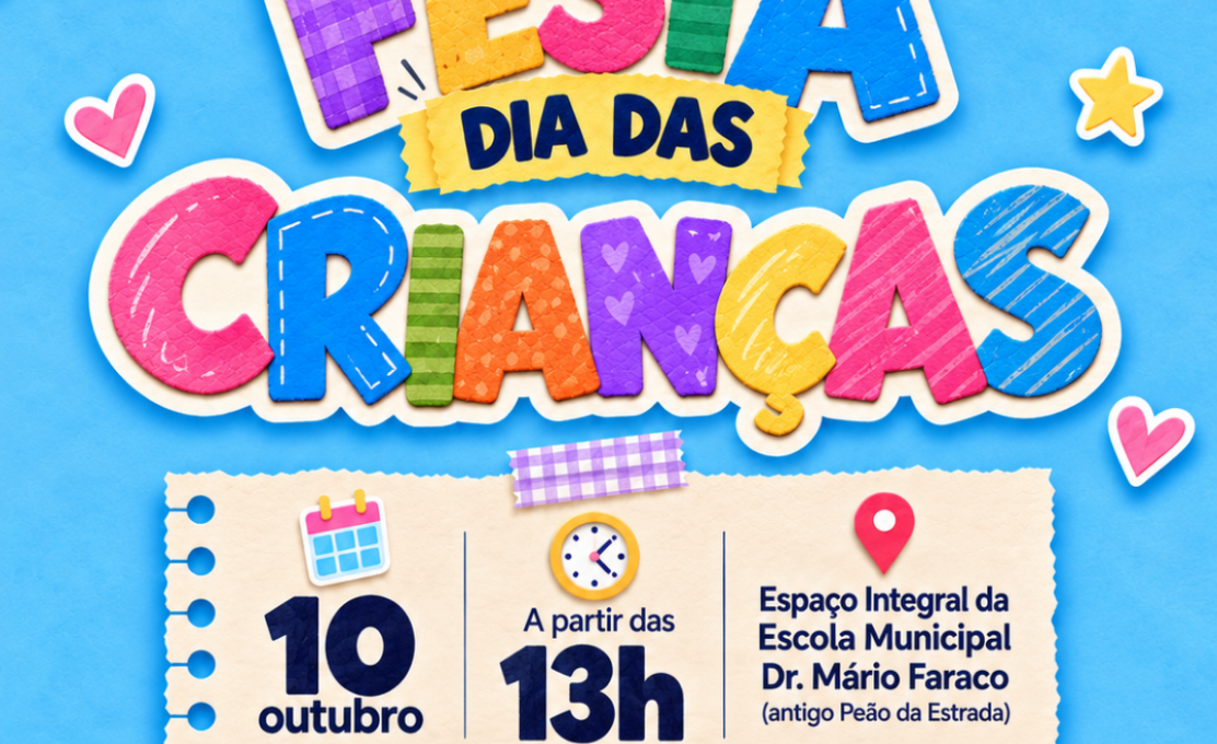 Festa do Dia das Crianças em Balsa Nova terá atrações gratuitas