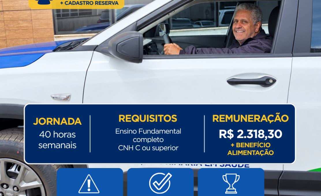 A Prefeitura de Balsa Nova abre novo PSS para Motorista
