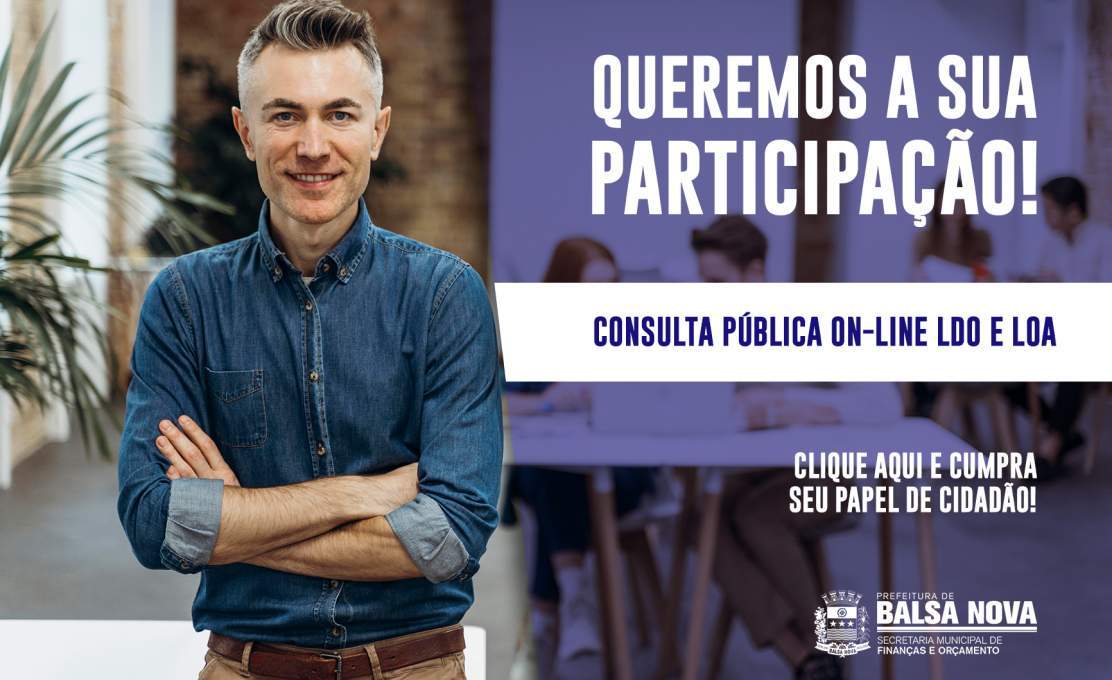 CONSULTA PÚBLICA on-line LDO e LOA 2024