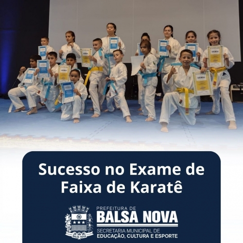 Sucesso no Exame de Faixa de Karatê!