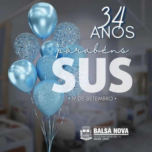 SUS completa 34 anos!