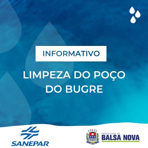 LIMPEZA DO POÇO DO BUGRE