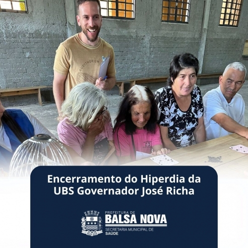 Encerramento do Hiperdia da UBS Governador José Richa