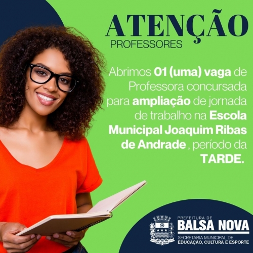 Atenção Professoras