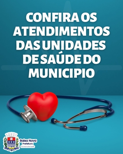 Atendimentos das Unidades de Saúde