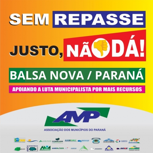 SEM REPASSE JUSTO, NÃO DA!