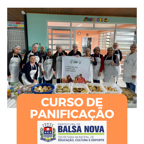 CURSO DE PANIFICAÇÃO