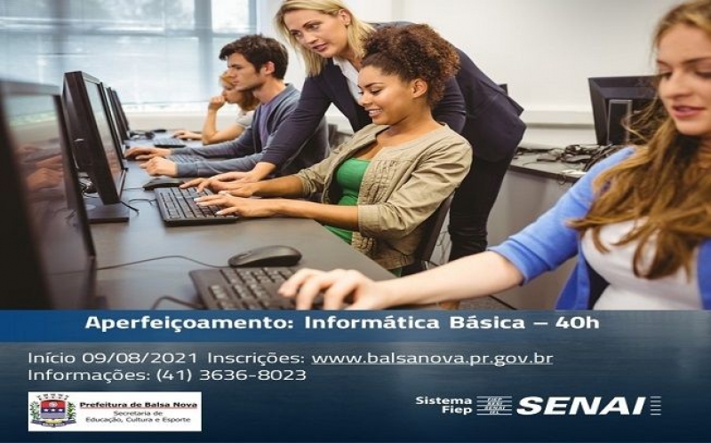 Inscrição para CURSO DE INFORMÁTICA BÁSICA