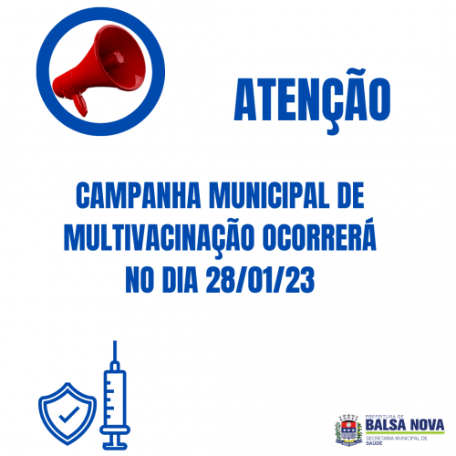 CAMPANHA MUNICIPAL DE MULTIVACINAÇÃO