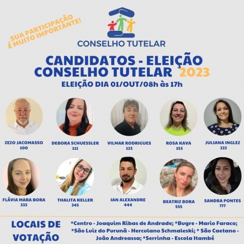 ELEIÇÕES DO CONSELHO TUTELAR