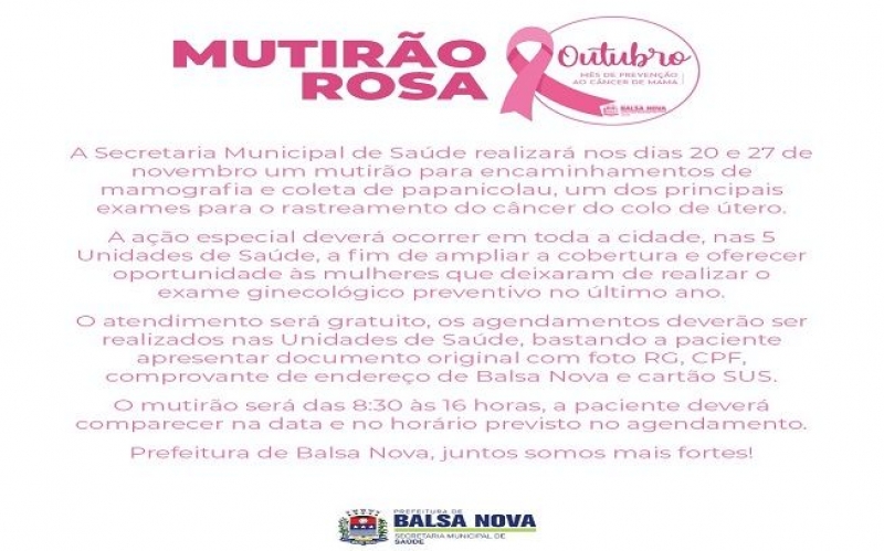 Mutirão Rosa