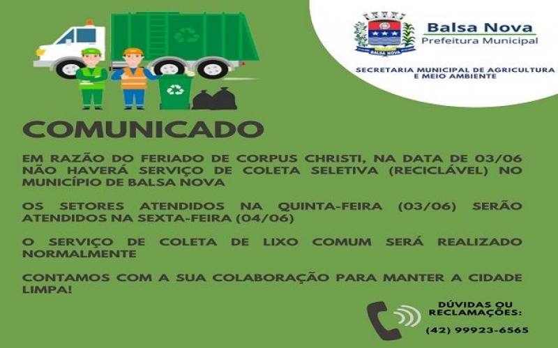 Coleta de lixo Reciclável