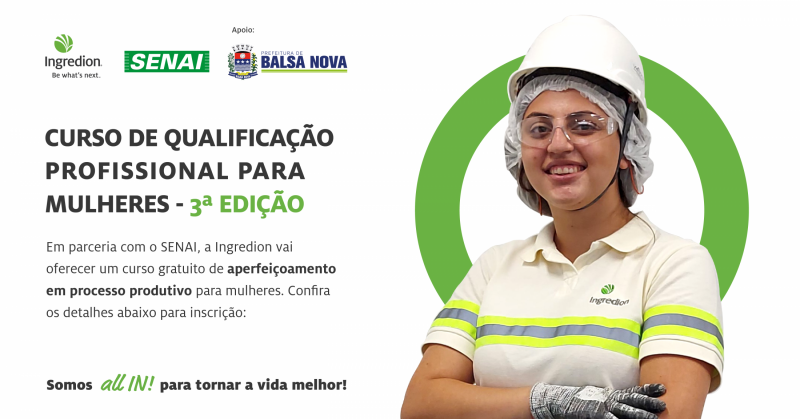 Curso de Qualificação Profissional para Mulheres