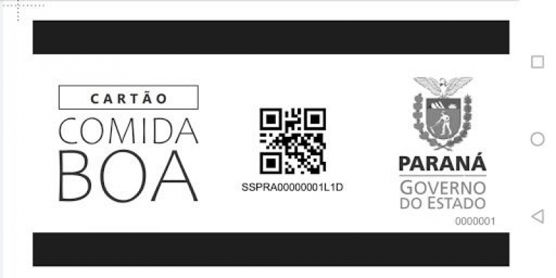 Comunicado - Cartão Comida Boa