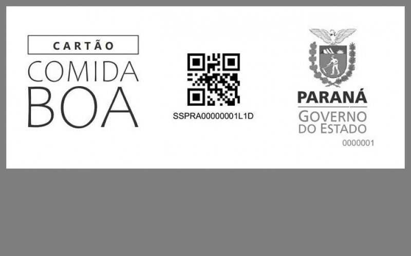 Retirada do Cartão Comida Boa estará disponível até o dia 14/07/2020