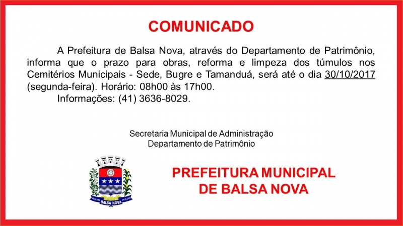 COMUNICADO