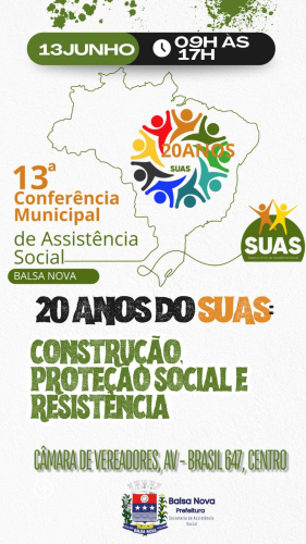 13ª Conferência Municipal da Assistência Social