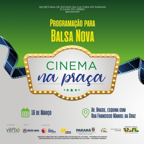 Cinema na praça