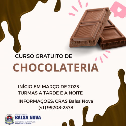 CURSO DE CHOCOLATERIA