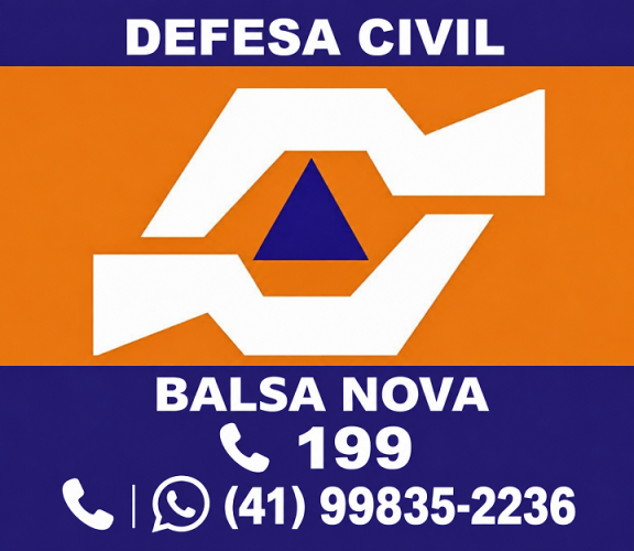 Novo contato para atendimento da Defesa Civil. Ligue 199 ou (41) 99835-2236