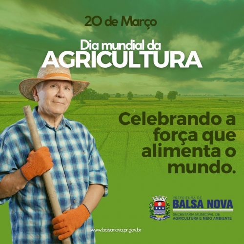 DIA MUNDIAL DA AGRICULTURA