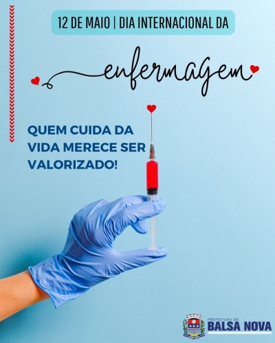 DIA INTERNACIONAL DA ENFERMAGEM