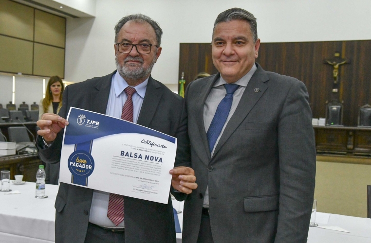Balsa Nova com “Selo Bom Pagador”