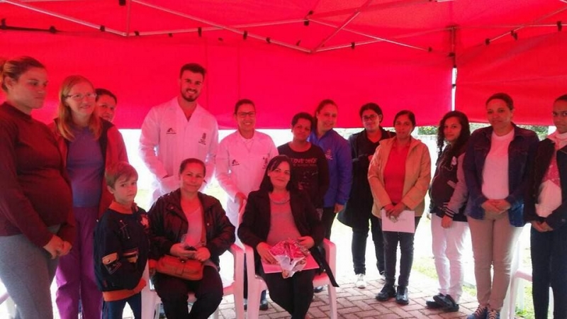 Encontro mensal das gestantes de Balsa Nova